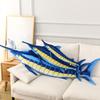 Simulation Blue Tuna Throw Pillow Plush Toy Doll Blue Marlin Doll Aquarium Souvenir Doll