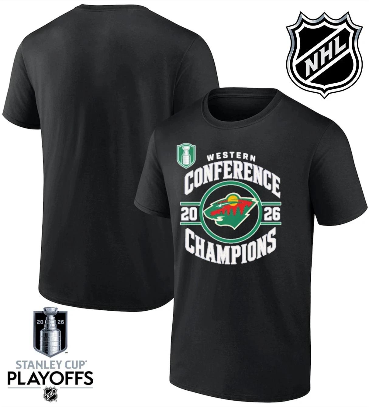 Wild 2026 Western Conference Champions T-Shirt S