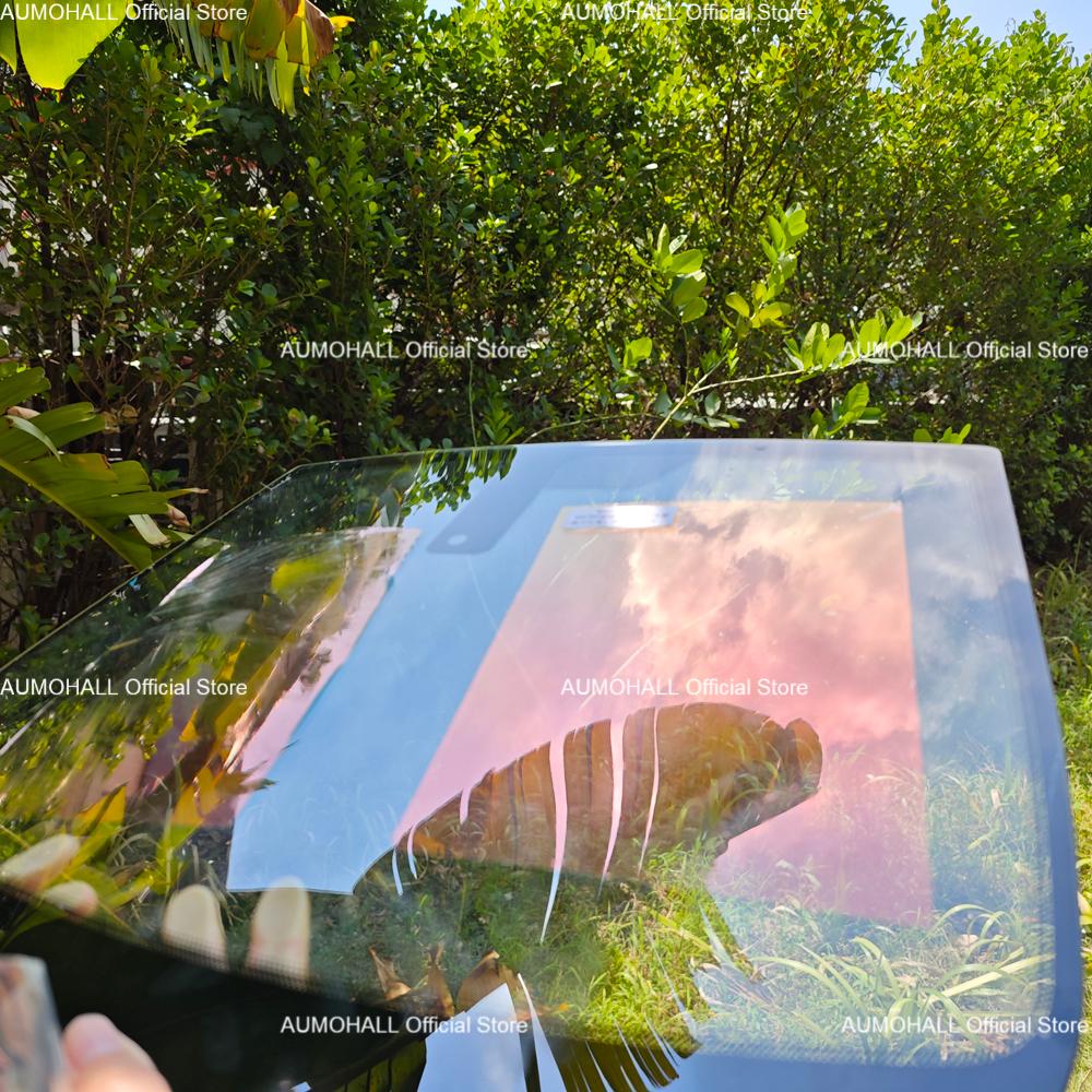 1.52M x 30M VLT 78% Red Chameleon Car Window Tint Roll, Transparent Color Changing, Front Windshield Foils Solar Film