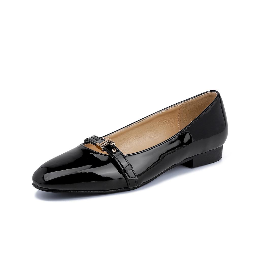 High Heels Women's 2025 Spring New French Retro Fashion Single Shoes Women's Thick Heels Are Not Tired of Daily Versatile Shoes