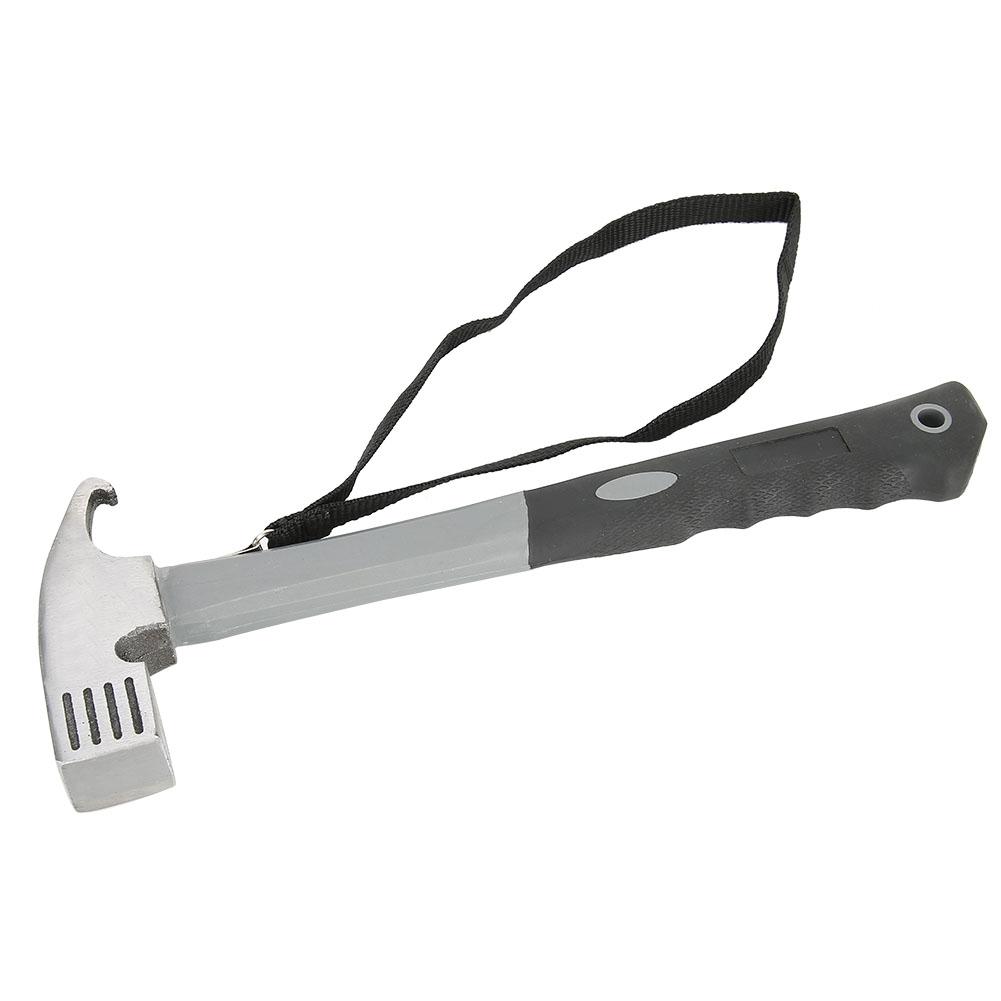 Outdoor Multifunction High Carbon Steel Camping Hammer Tent Pegs Stake Nail Puller Remover