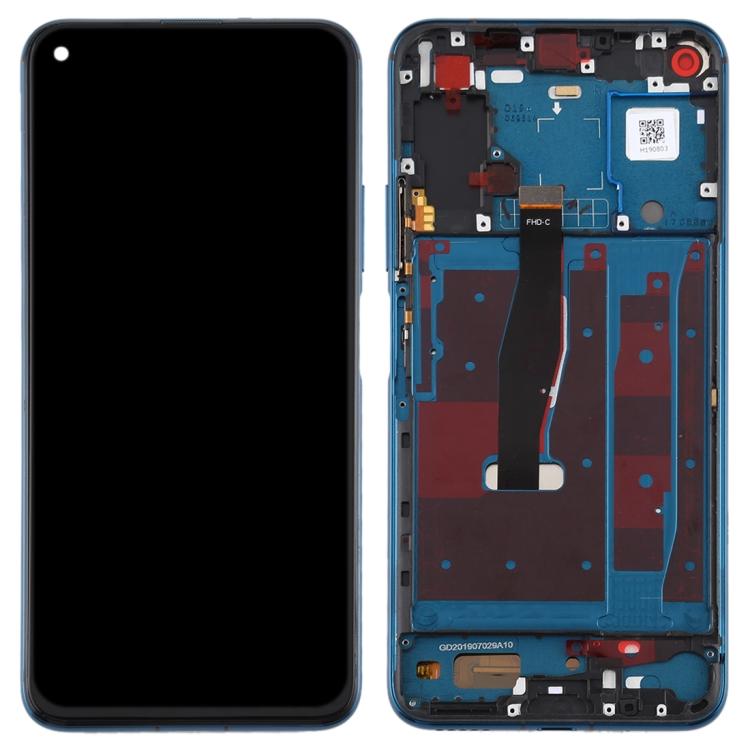 

Grade B LCD Screen and Digitizer Assembly+Frame Replacement (without Logo) for Honor 20 Pro Blue