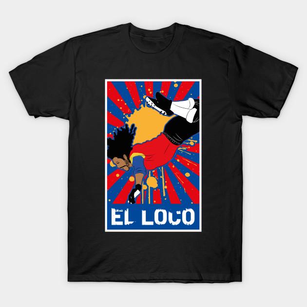 

Men Black Print T-shirt Colombia Soccer El Loco Higuita Vintage Football No-Cut Transfer Paper Print Cotton Tshirt 2XL чорний