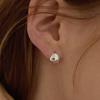 PAIGEFLYNN JEWELRY [Silver 925] Plain Ball Two-Way Earrings