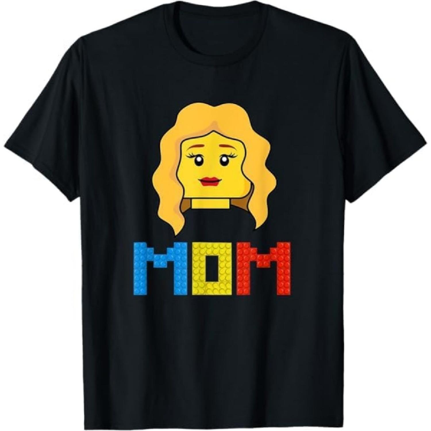 Unique Family Mom Master Builder Building Bricks Blocks T-Shirt Khan Mens Womens Tank Top Sweatshirt Hoodie Longsleeve 976 Black XXXXXL разноцветный