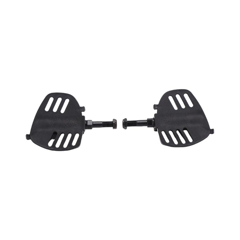 2pack Stable Fitness Bicycles Pedals with Regulable Strap Antiskid Bike Pedals for Stability in Homes Gym