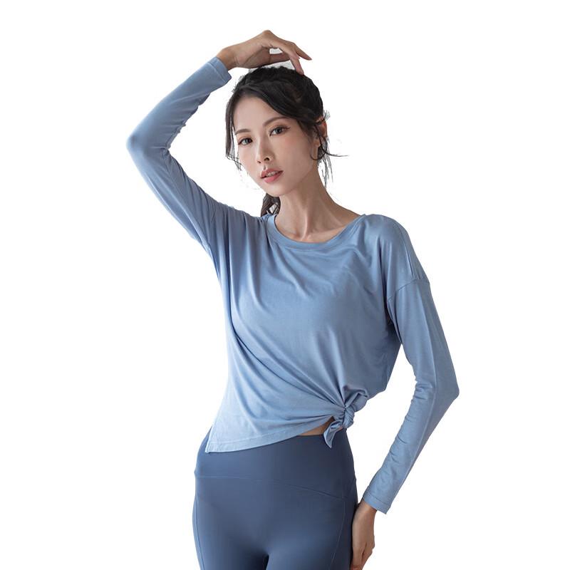 OEING Women's Breathable Loose Long Sleeve Yoga & Fitness Top