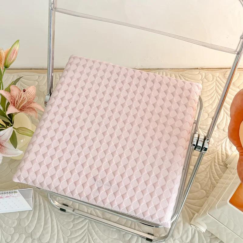 2025 New Summer Ice Doudou Seat Cushion Chair Cushion Cool and Comfortable Skin-friendly Breathable Living Room Dining Room
