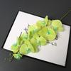 Long Stem 9-Head Phalaenopsis Orchid Artificial Floral Decoration for Weddings and Home