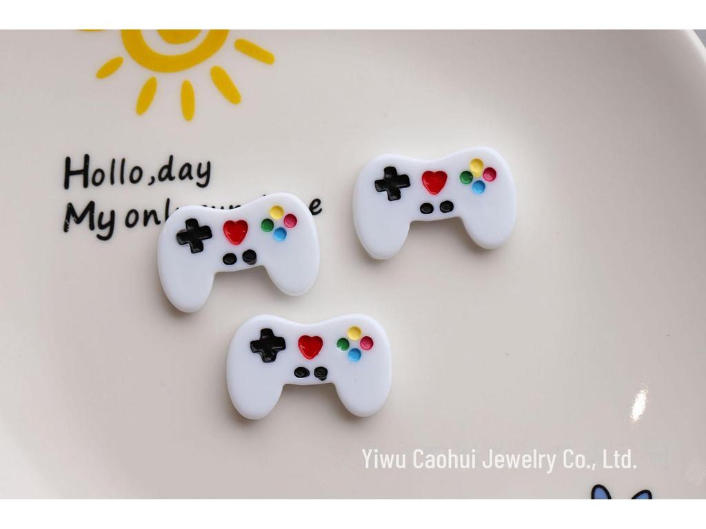 Creative DIY Jewelry Resin Accessories with Game Console Handle Design