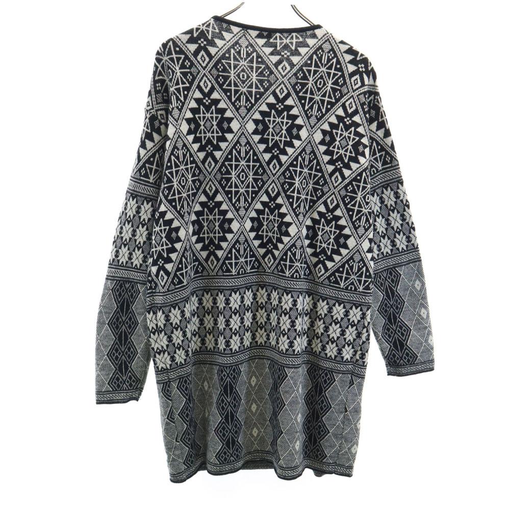 Y's 80s Made In Japan Vintage Long Sleeve Long Knit Cardigan Women Used