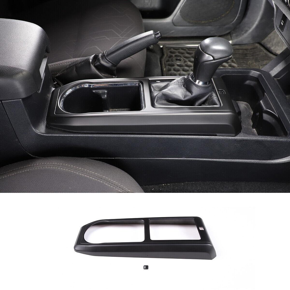 Matte Black Console Gear Panel Cover Trim For Toyota Tacoma 2016-