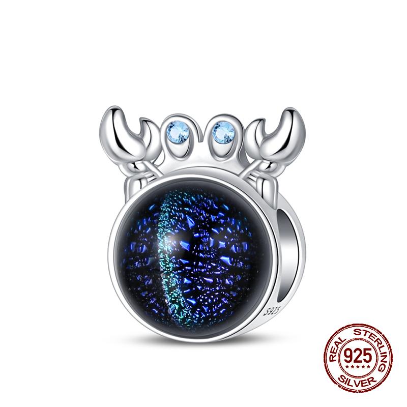 Summer 100% Copper Octopus Tortoise Luminous Seaworld Charms Beads Fit Pandachoriginal Bracelets Diy Jewelry