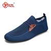 YRZL Casual Men's Shoes Summer Solid Color Mesh Breathable Flats Male Comfortable Lightweight Shoes Man Slip on Loafers for Men
