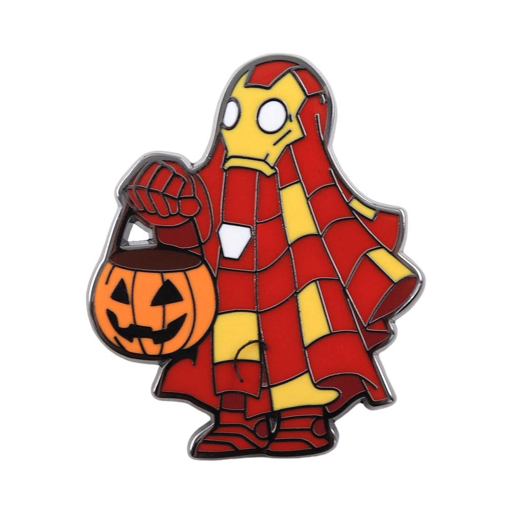 Fun Cartoon Animal Pumpkin Enamel Pin - Perfect Halloween Decoration & Gift for Backpacks or Clothing