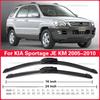 Pro Kia Sportage JE KM 2005 2006 2007 2008 2009 2010 Stěrače čelního skla 24"+16" Sada 2 kusů předních stěračů