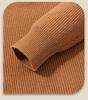 Men's 100% Wool High Collar Zipper Sweater - Thick, Warm Knitted Base Layer for Autumn/Winter