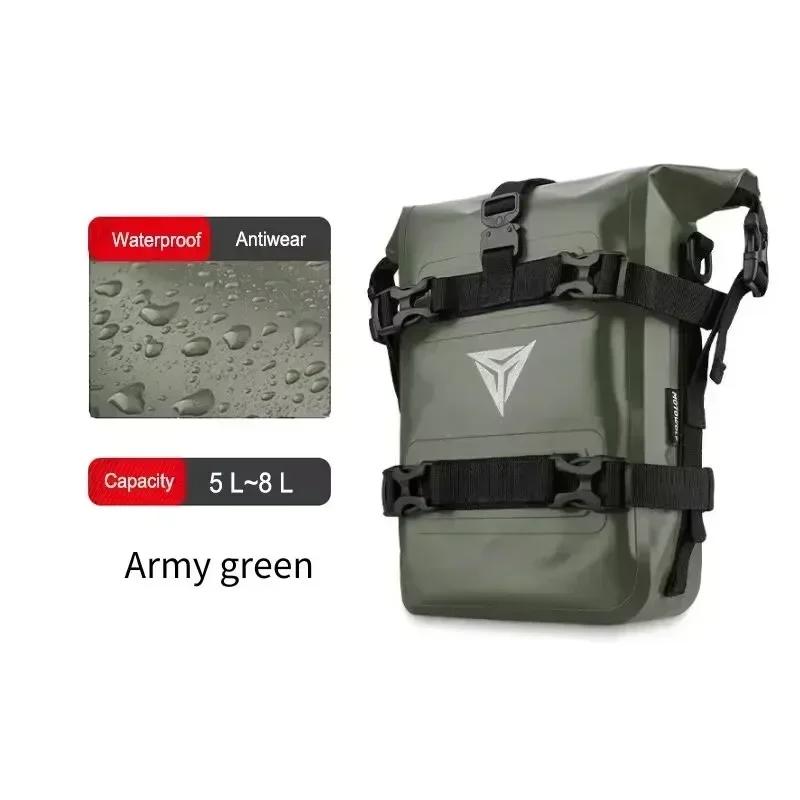 Motowolf Motorcycle Side Saddle Bag Anti-collision Bar Tool Storage Bag Waterproof All Season Motorcycle Universal Side Backpack