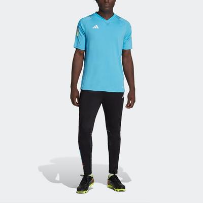 adidas Fußballtrikots Herren Blau Moderat Gerader Schnitt HJ9942