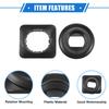 VekAuto Honda and Acura 4 Pack Car Holder Retainers with Non-Slip Plastic Black Floor Mat Retainers for Durability