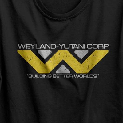 Weyland-Yutani Corp "Building Better Worlds" Alien Movie T-Shirt - Sci-Fi Fan Apparel - Tee for Alien Franchise Lovers, Space Horror Gift