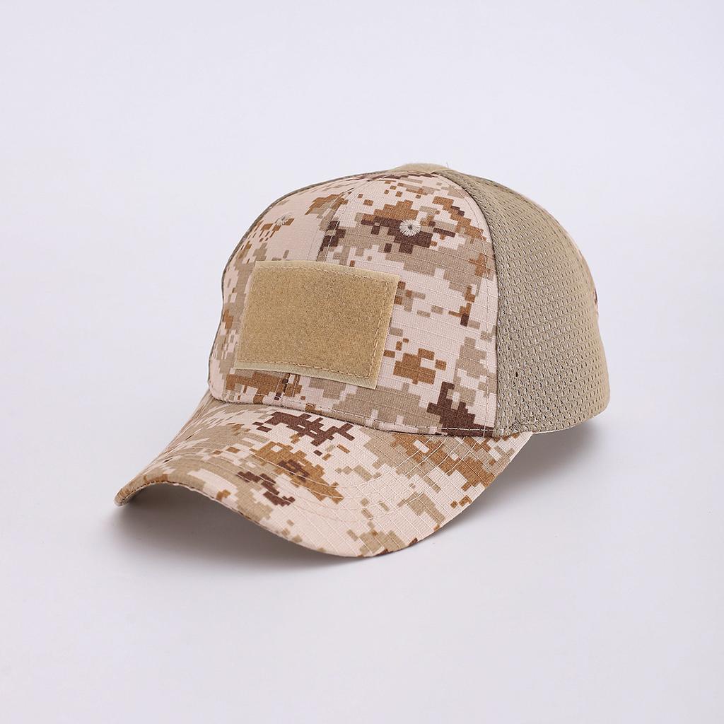 Military Fans Outdoor High-Quality Python Velcro Baseball Cap Men'S Tactical Camouflage Hat Sports Mesh Cap