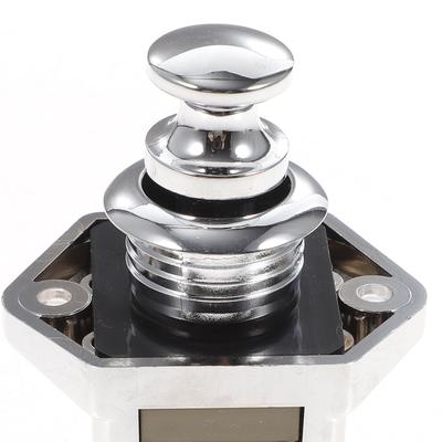 Rv Lock Push Button Latch Cabinet Door Catch Cupboard Drawer Lock Keyless Zinc Alloy For Yacht Mobile Home Furniture