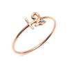 [Bnbgold] 14K Antique Cut December Birthstone Turquoise Ring Rss22786