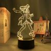 Anime Shangri-La Frontier Night Light Emul Sunraku Figure LED Bedside Lamp Goods for Fans