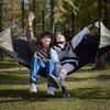 2026 Traveler hammock Outdoor anti roll and anti mosquito hammock Double person sunshade camping hammock with mosquito net