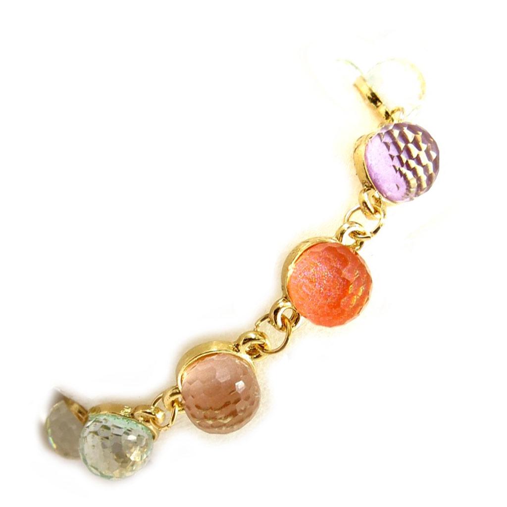 Les Trésors De Lily [K7001] - Designer Bracelet 'Scarlett' Tutti Frutti - 1 Cm