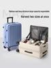 2026 Expandable 28-inch Front-Opening Durable Trolley Suitcase for Men and Women
