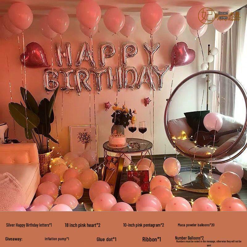 18th Birthday Party Decoration Set - Balloons & Backdrop for Boys and Girls