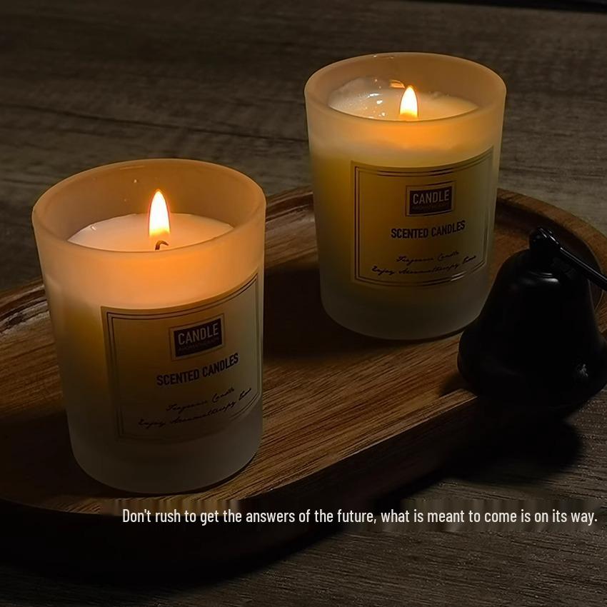 Scented Candle Birthday Gift - Smokeless Sleep Aid In Decorative Gift Box (5x6 Cup)