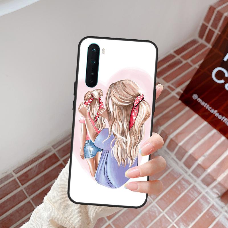 Mom and Daughter Case For OnePlus 13T 10R 10T 8T 12R 13R 15 13 12 11 10 9 Nord CE 5 2 3 4 Lite N20 N30 Cover