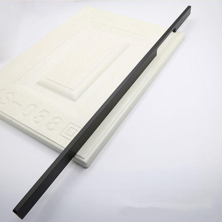 Long Solid Aluminum Handle Manufacturers Metal Decorative Cabinet Knobs Handles for Furniture Drawer Pull Handle