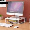 Desktop Bookshelf Monitor Riser and Storage Rack for Office Desk