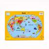 3D Wooden Map Puzzle: Enlightenment Edition for Children 10+ Years - Early Education Toy