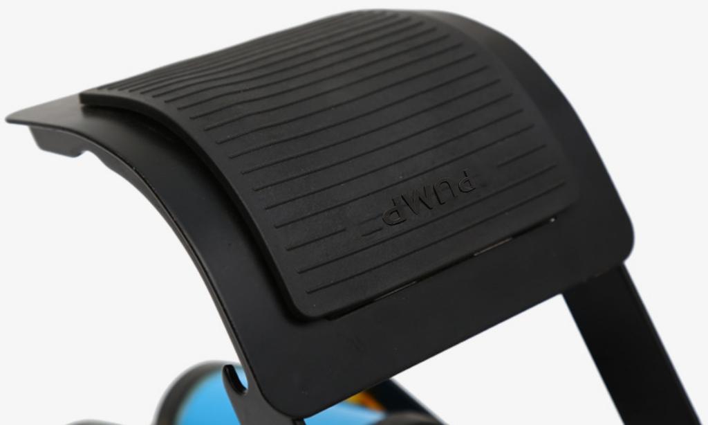 Strong foot pump with pressure gauge for bicycle, car, balls, bicycle mattress