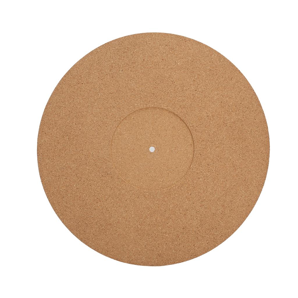 12in Record Pad Soft Cork AntiStatic NonSlip Turntable Slipmat Pad Diameter 295mm