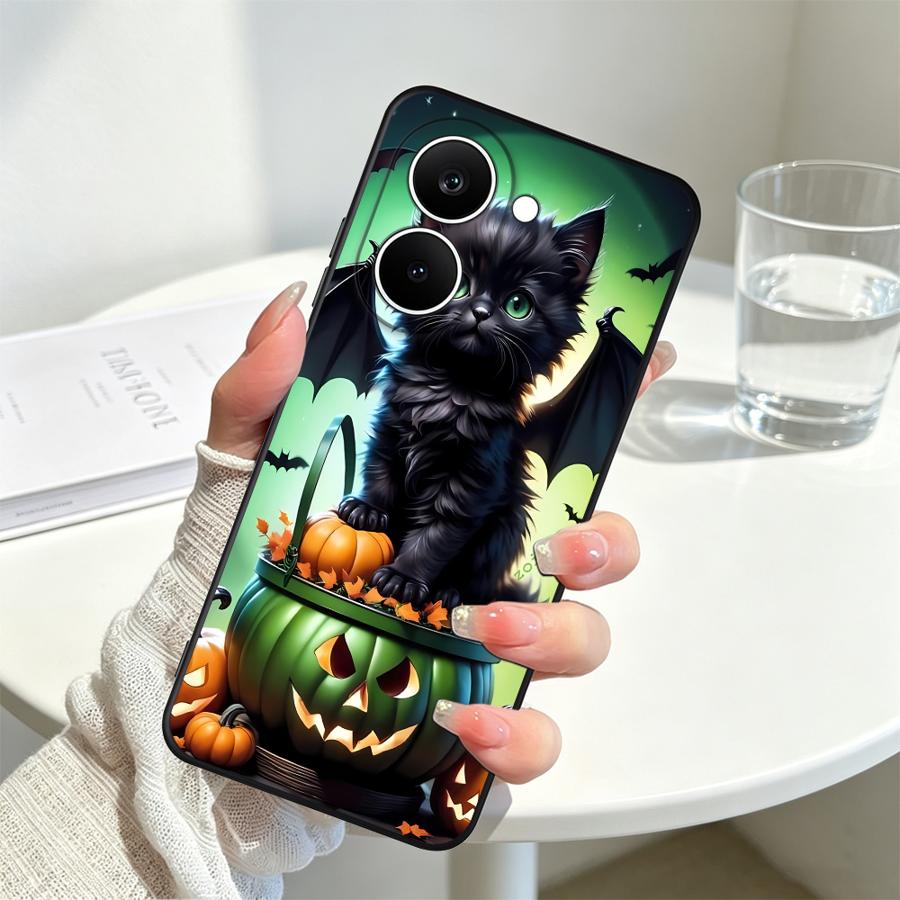 Case for Xiaomi Mi 17 Pro Max 14 10T 12T 11 13 Lite 12 12X 11T Phone Cover 15T 17T Halloween Bat Castle
