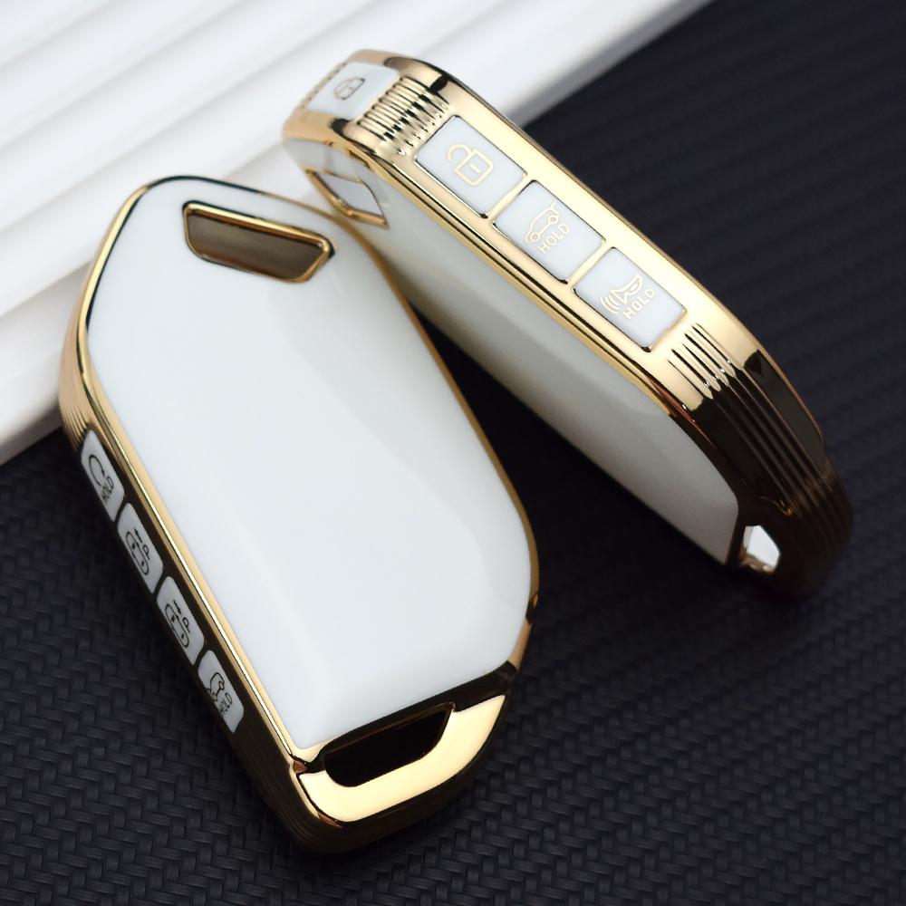 New Key Case for Kia Sorento Morning Ev9 Protector Holder Soft TPU Key Case for Kia Picanto Ev9 Accessories 2024