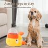 Dog Puzzle Feeder Interactive Pet Food Treat Dispenser Cartoon Duck Design Pet Snack Feeder for Dog Training Mental Enrichment