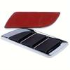 1 Pair Car Side Fenders, Vents, Airflow Spoilers, Racing Air Intakes, Exhaust Outlets, Wing Covers, Shark Gills Shapes, Decorative Stickers