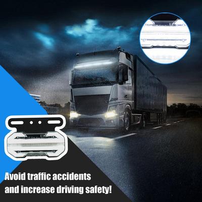 LED Side Marker Indicator Lights 24V Reverse Lights With Bracket 4Pcs Signal Running Lights Truck Light Warning Light Indicator