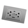 Thailand Type Electrical Wall Receptacle Outlet Space Saving USB Type C Wall  r Outlet for Home