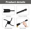 Black Drill Mixer Attachment ABS Mixing Paint Stirrer Attachment Epoxy Resin Mixing Paddle  Worker