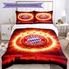 Pościel FC Bayern München Oddychająca poszewka na kołdrę z poszewkami na poduszki Dekoracyjna pościel do sypialni Wystrój domu Prezent urodzinowy