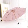 Portable  Fre Sle Five Umbrella Lace   Sunscreen Umbrella for Sunny And Rainy Days UV Protection Sunade