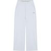 Solid Color Loose Straight Casual Pants Women Bottoms Light-Blue NP6KR31C